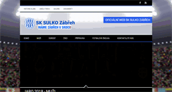 Desktop Screenshot of fotbalzabreh.cz